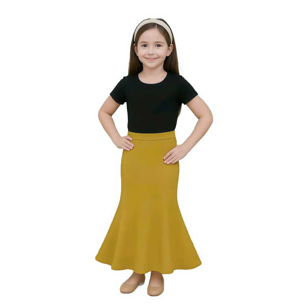 Rok anak terbaru Rok duyung Scuba Usia 4-12 tahun Rok viral anak tiktok