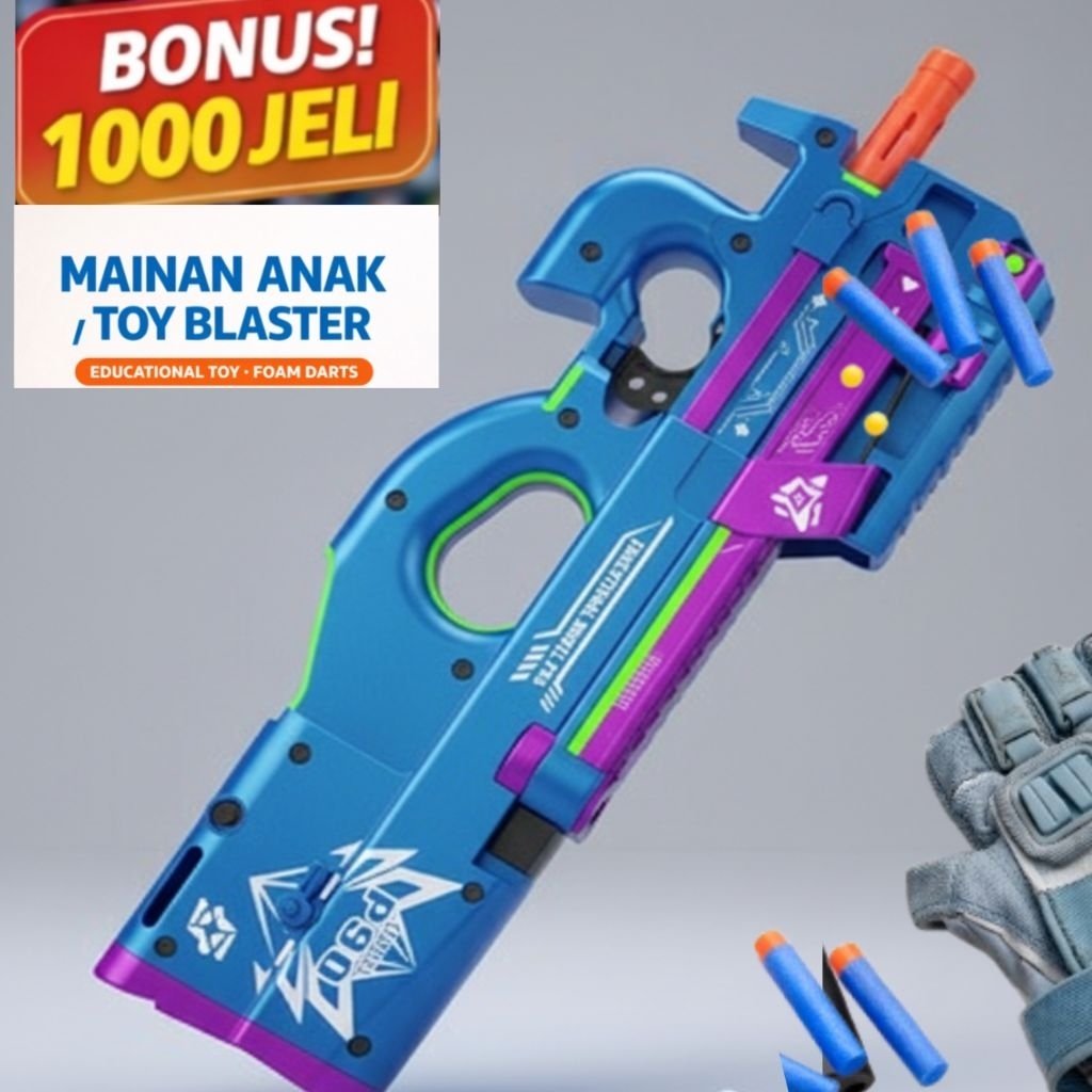 Mainan Anak Toy Blaster P90 – Educational Toy gel bulat