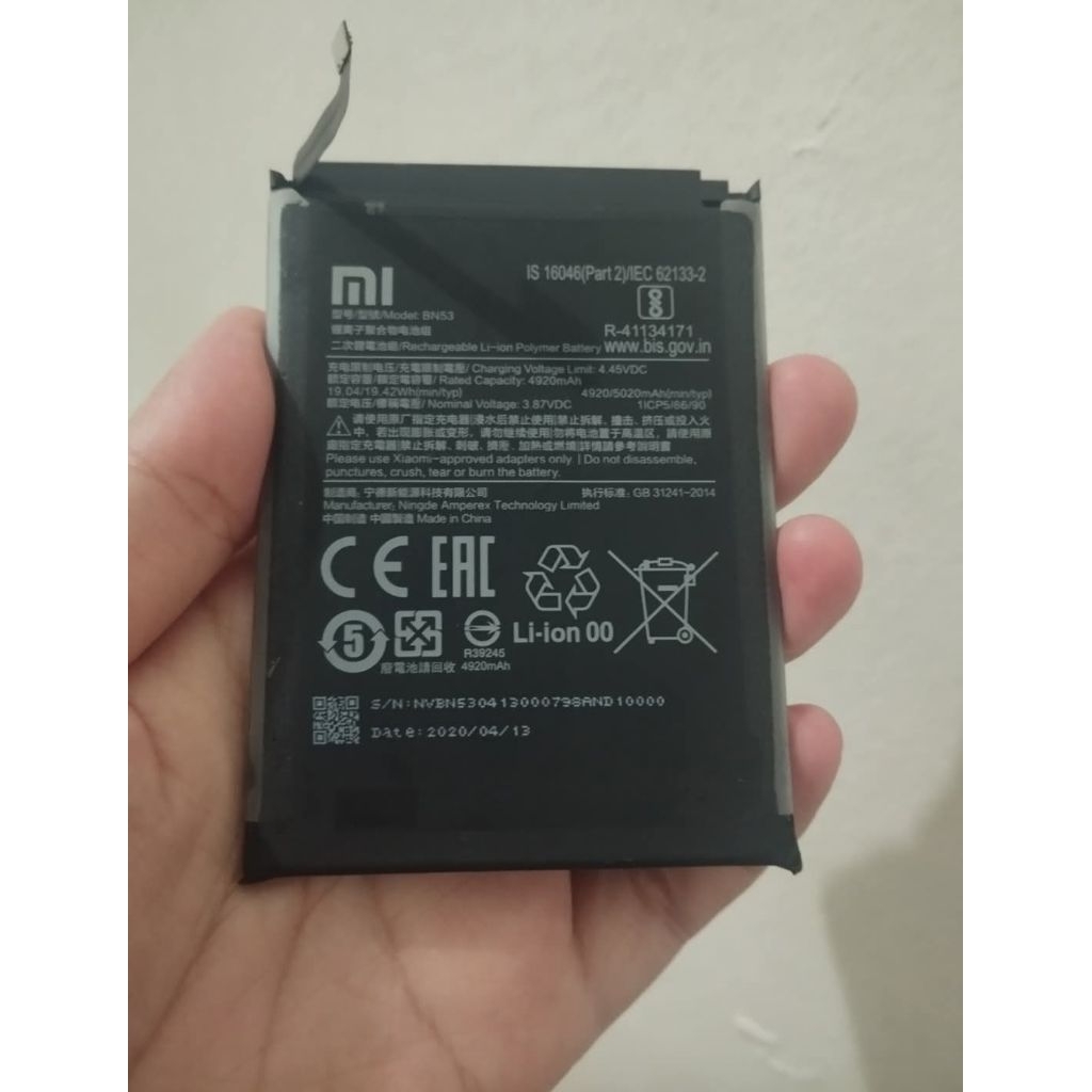 batre note 9 pro copotan ori