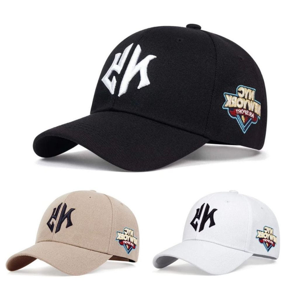 Topi Baseball Cap NYC Sport Casual Logo Bordir - Topi Pria Wanita Distro Terbaru