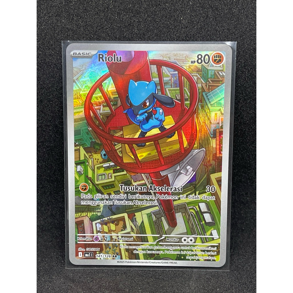 Riolu AR Tcg Pokemon ori 100%