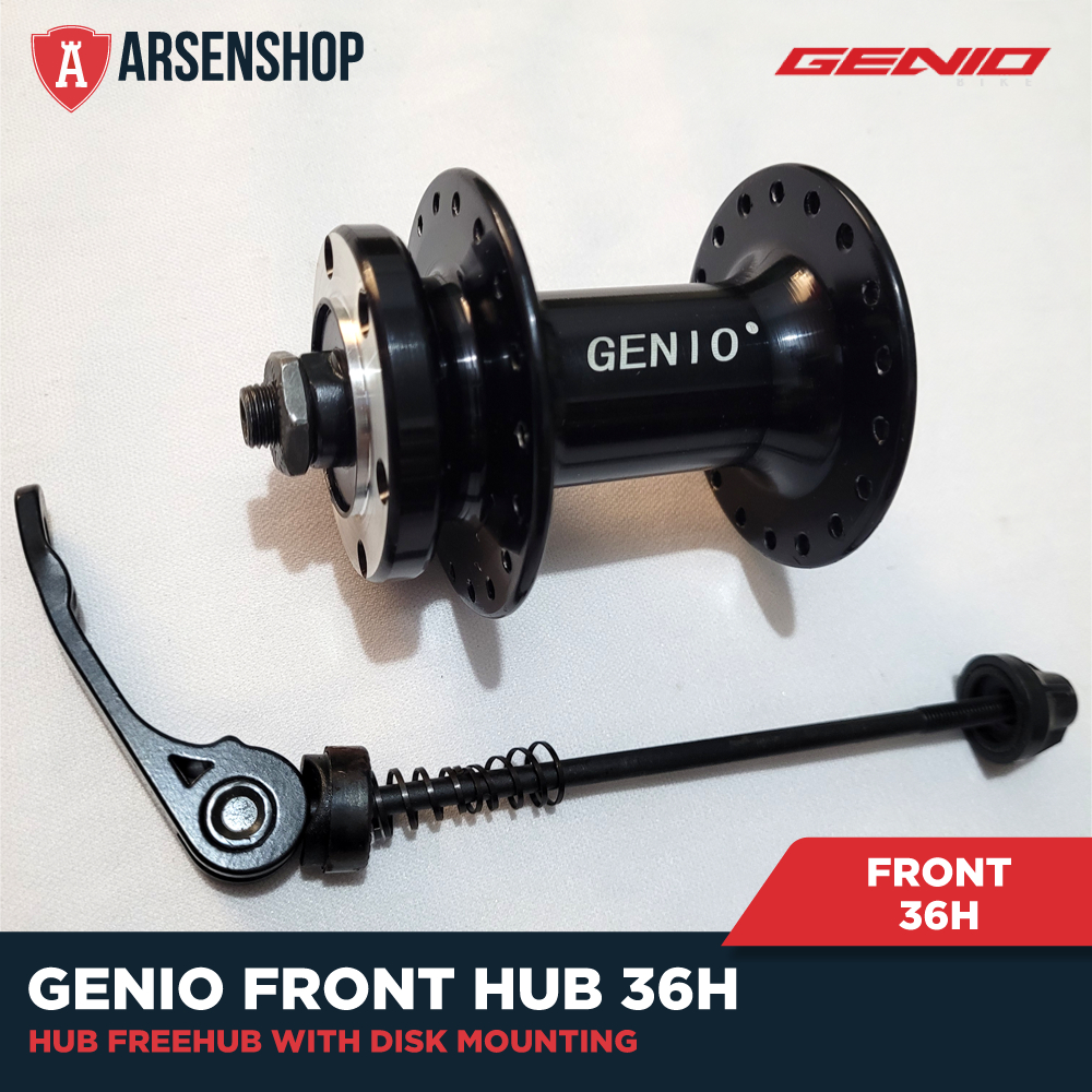 GENIO HUB FREEHUB NPG07 Depan 36H Cakram Rotor Disk Brake Quick Release