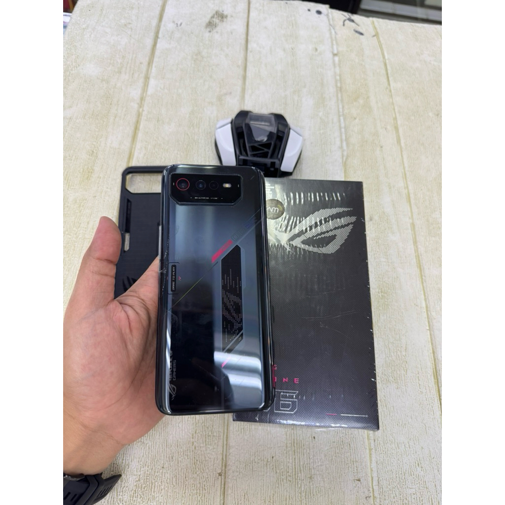 Asus Rog 6 phone 8/256GB hp gaming bekas second fulset original ex resmi