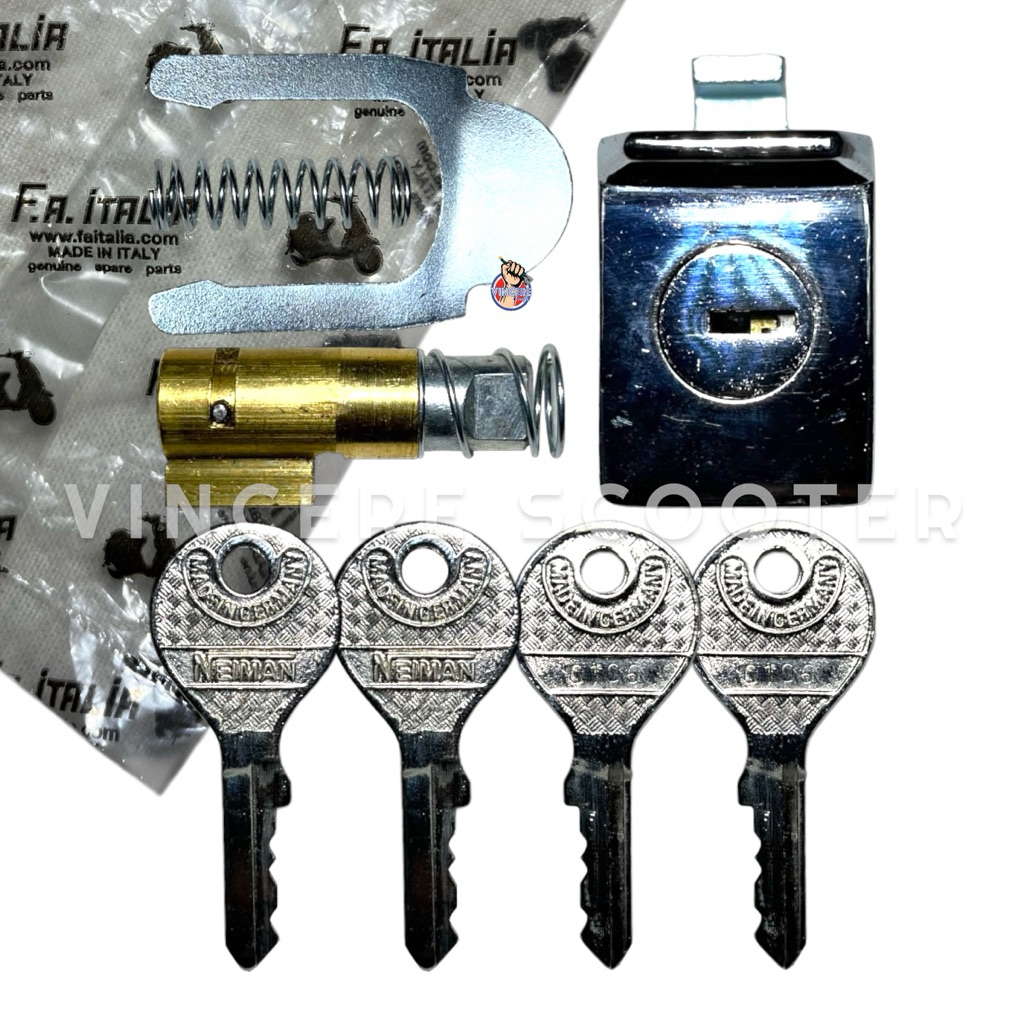 Kunci Stang Laci Box Bagasi Tepong Kiri Neiman FA Italia Vespa Super Sprint PTS Special PX PS