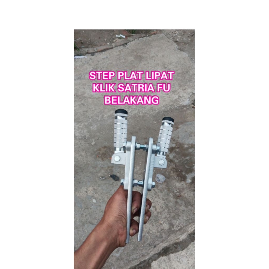 step belakang lipat satria fu underbond
