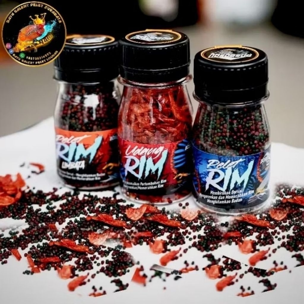 PELET RIM, UDANG RIM dan RIM LIMBATA BOSBOSQU PELET RIM BOS BOS QU, UDANG RIM BOS BOS QU DAN RIM LIM