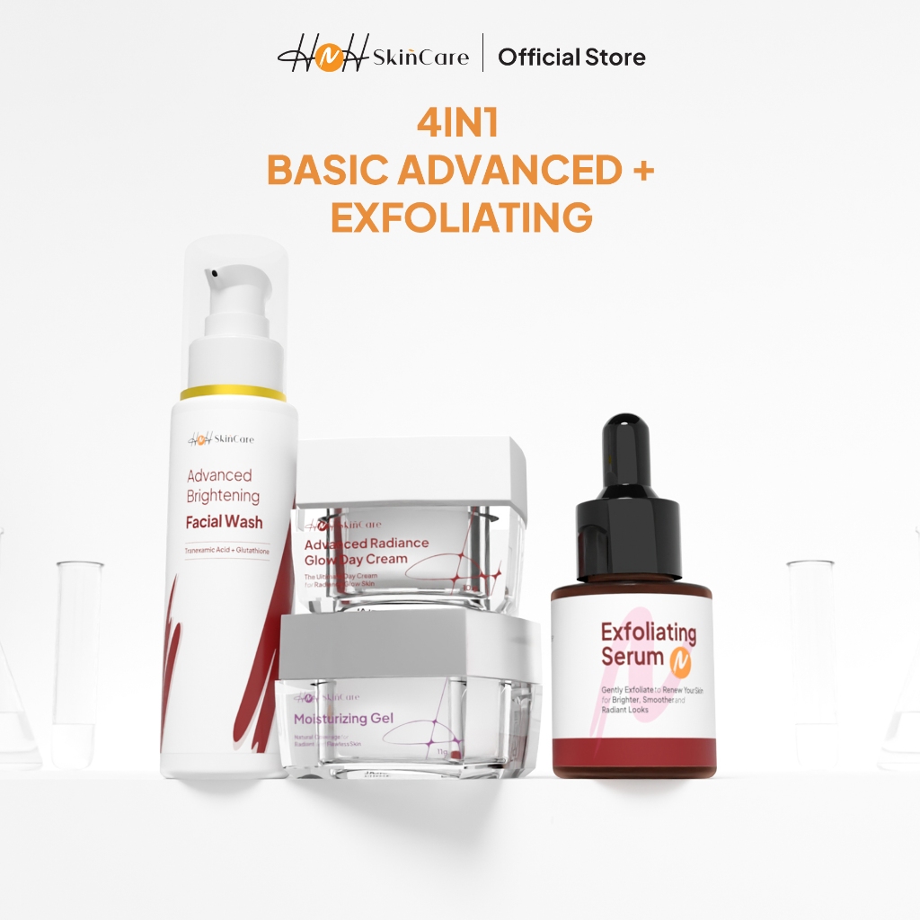 HNH Skincare Variasi Paket Basic Skincare Normal & Acne + Exfoliating Serum