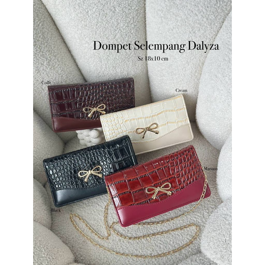 DOMPET SELEMPANG DALYZA By ATG - Dompet Selempang wanita Elegan - Dompet Selempang wanita Murah - Do