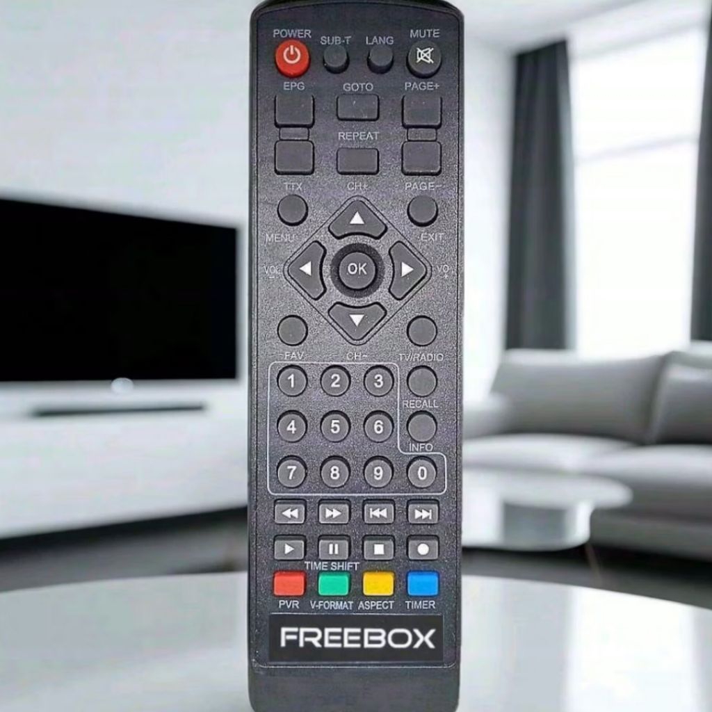 REMOT REMOTE STB SET TOP BOX FREEBOX DVB T2 LANGSUNG BISA DIGUNAKAN