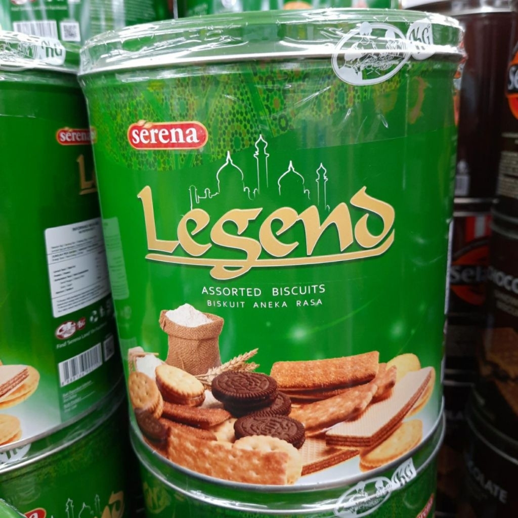 BISKUIT SERENA LEGEND 287GR/agen distributor hampers kue lebaran sembako murah