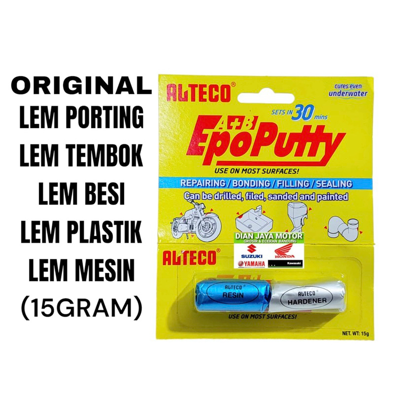 ( Alteco ) Lem porting 15 gram origianl alteco 100% asli