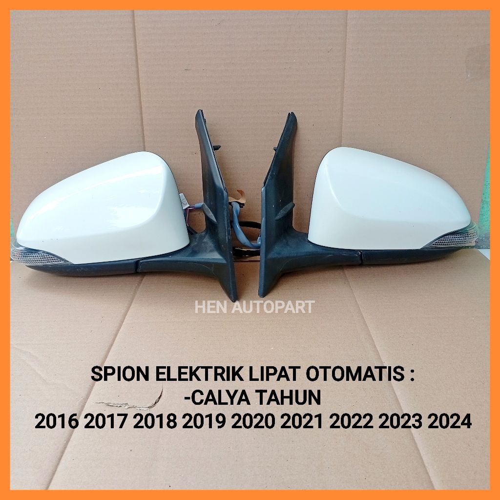 Spion Rectrack lipat otomatis mobil Toyota Calya, Tahun 2016 2017 2018 2019 2020 2021 2022 2023 Rect