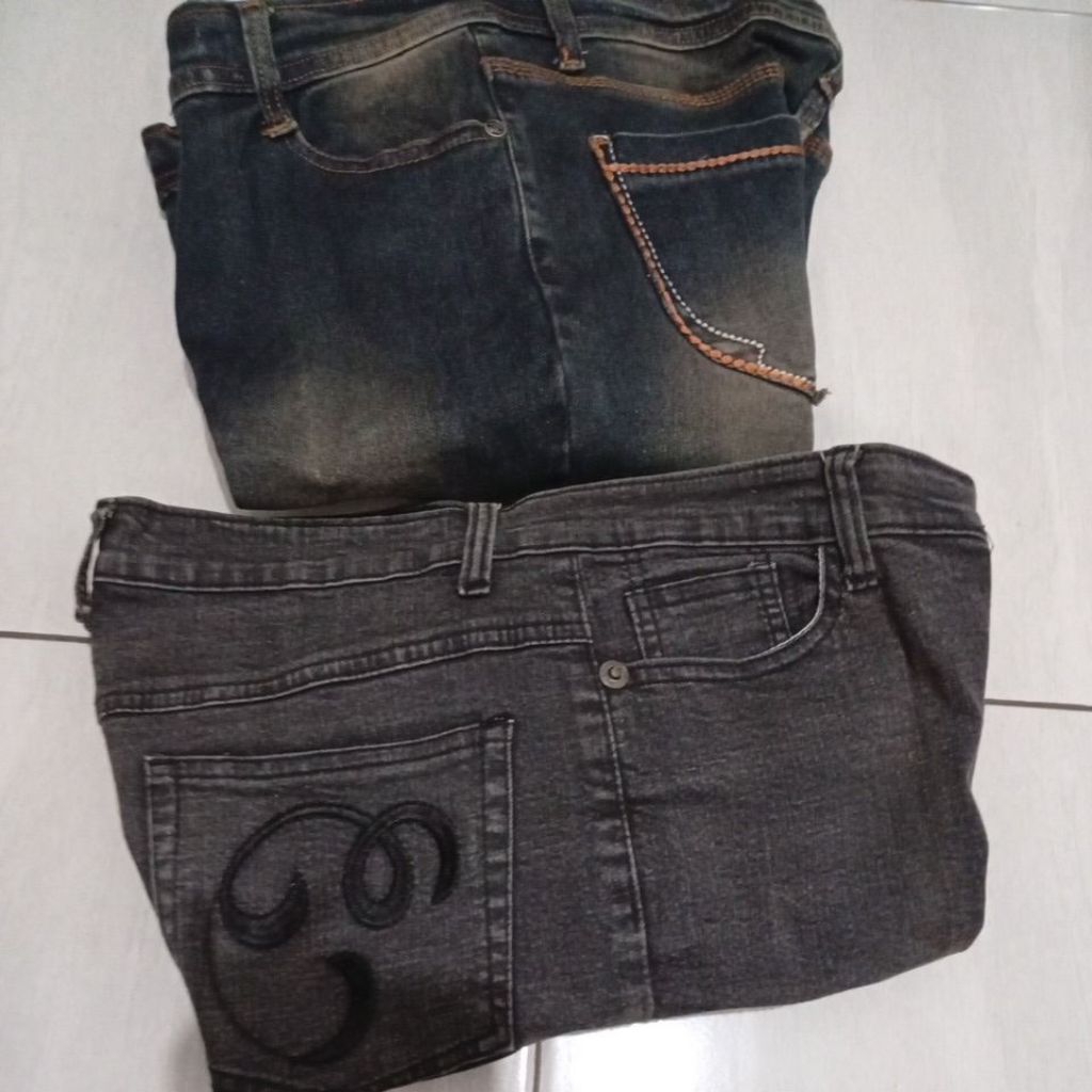 preloved celana bekas/jeans wanita/jeans jumbo