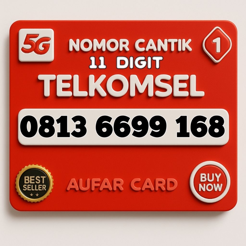 Nomor Cantik Telkomsel Simpati 11 Digit 168 Hoki Super ekor 168