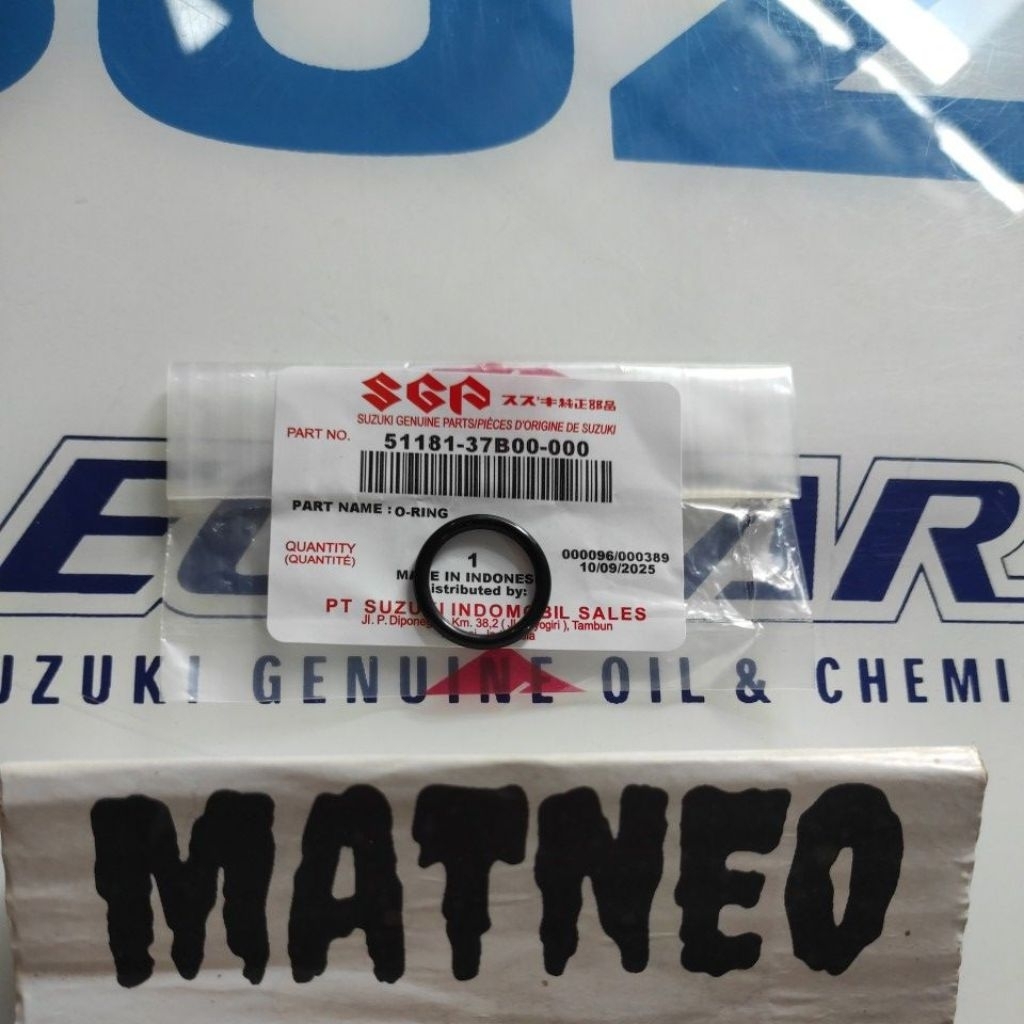 O RING SEAL, OIL (16X20X2.8) (Sil Oli Suspensi Depan) SHOCK DEPAN SKAYWAVE SGP 51181-37B00-000