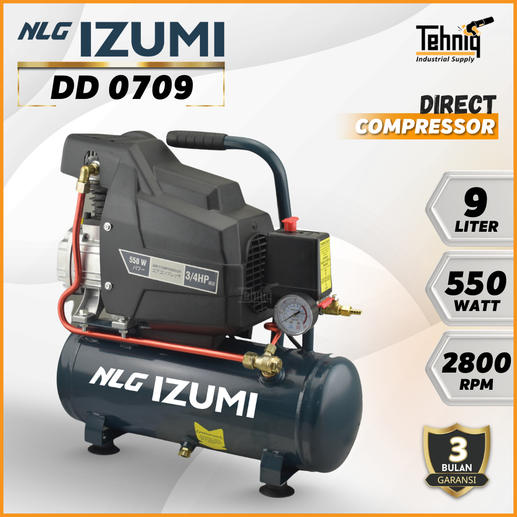 Nlg Izumi DD 0709 Kompresor Angin Listrik Direct Compressor
