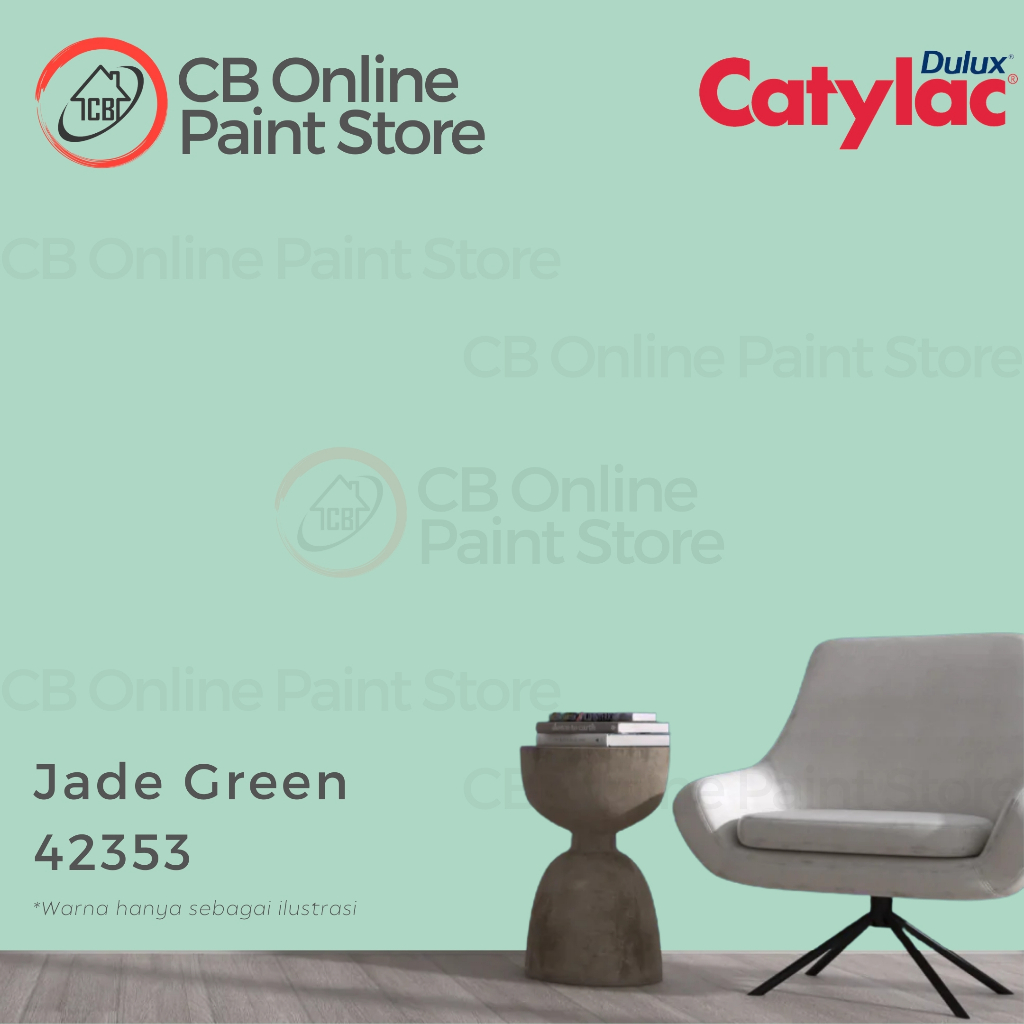 CAT TEMBOK DULUX CATYLAC - JADE GREEN 42353 - GALON