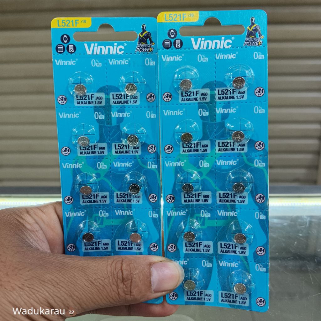 Baterai Jam Tangan Vinnic L521F 521 379 Aksesoris Jam Tangan