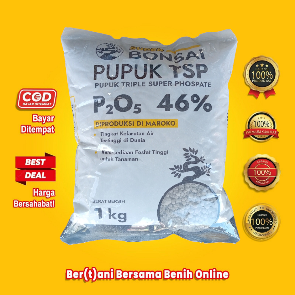 PUPUK TSP BONSAI pupuk triple super phospate 1 KG - SUPER BONSAI