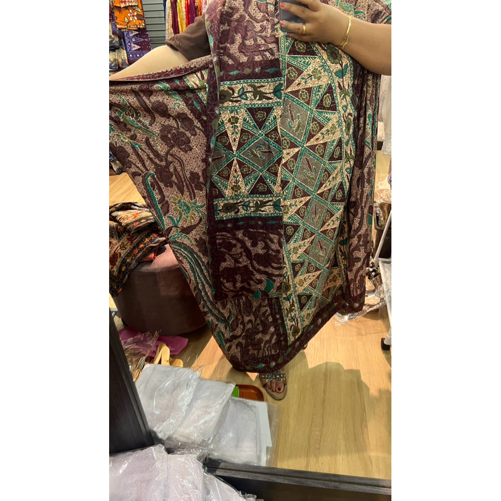 SUTRA PARIS MOTIF MERAK / SUTRA PARIS TANAHAN / SUTRA PARIS LEMBARAN