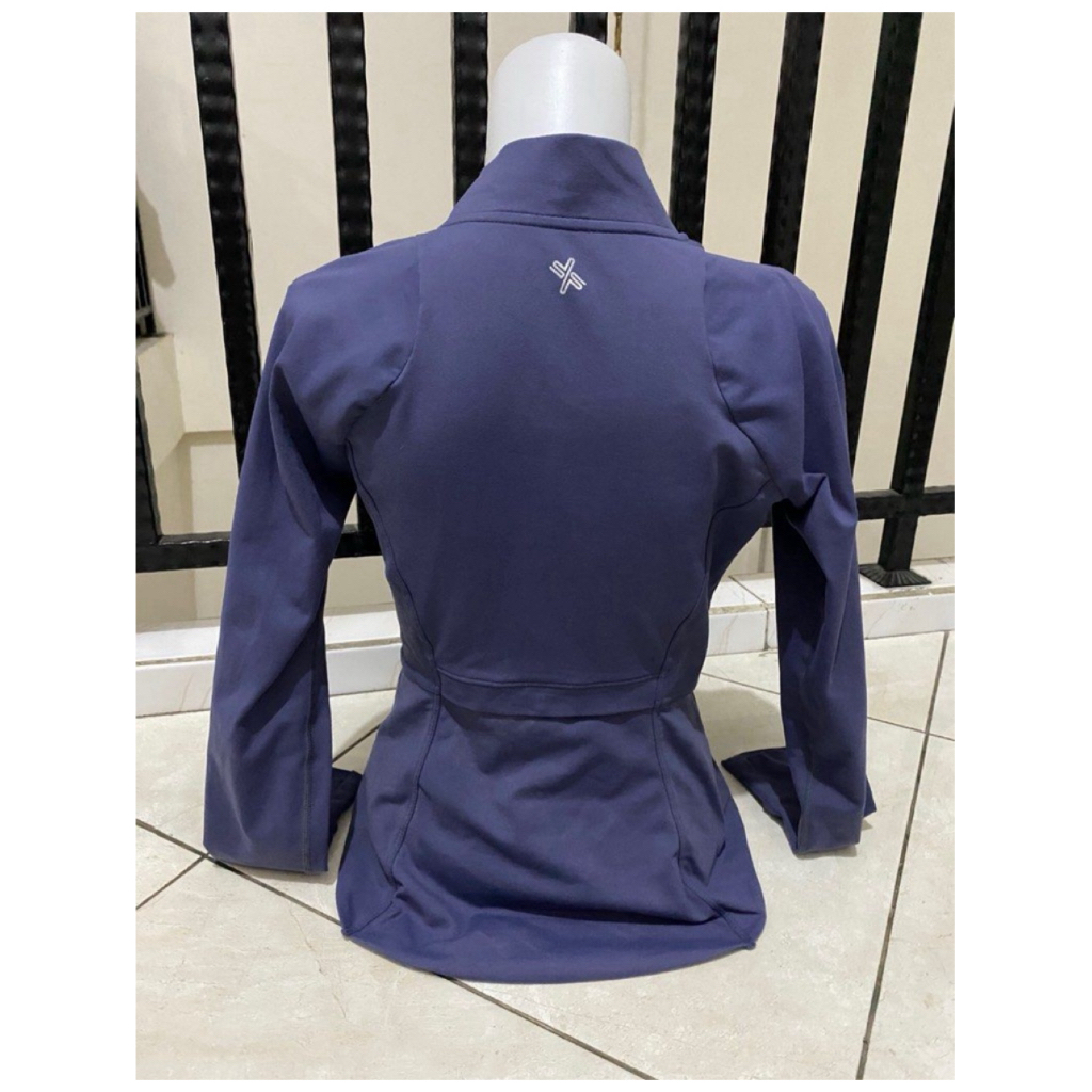 Xexymix jacket press body finger hole pilates yoga gym not alo lululemon