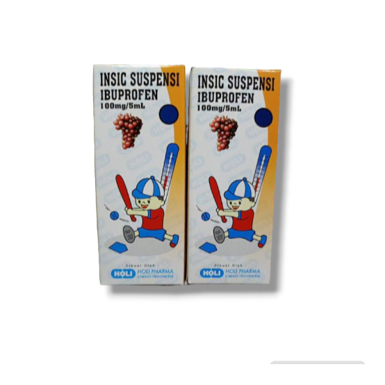INSIC SUSPENSI 60ML Menurunkan Demam Pereda Nyeri Obat Sirup Dewasa Anak