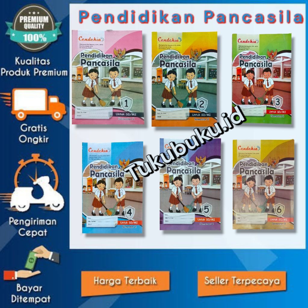 BUKU MODUL PENDIDIKAN PANCASILA LKS CENDEKIA KELAS 1 - 6 SEMESTER 2 PUSTAKA CENDEKIA