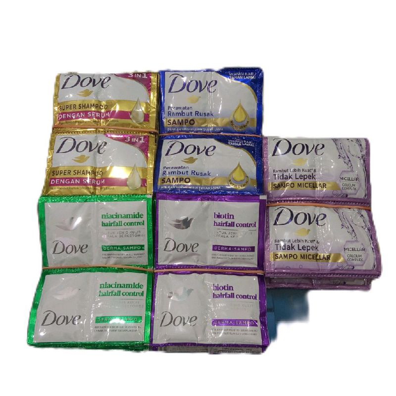Dove Shampo Sachet