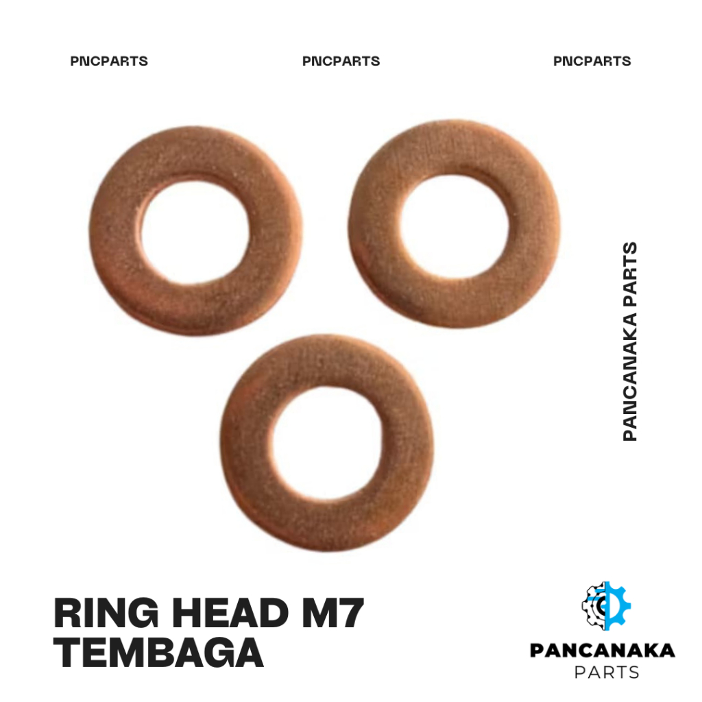 RING HEAD M7 TEMBAGA/ RING SILINDER HEAD M7 - 1 PCS