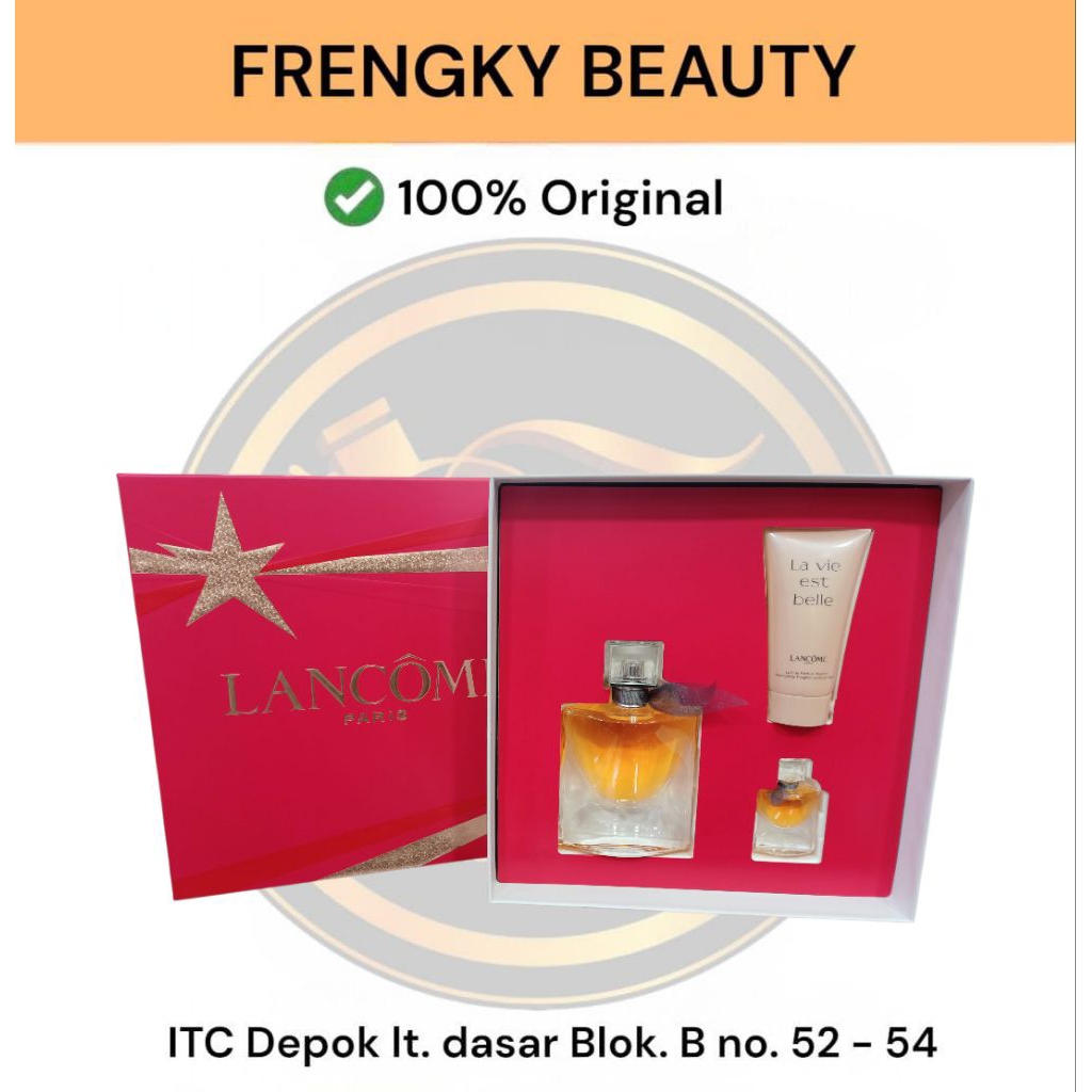 La vie est Belle edp 50ml, 4ml, 50ml body lotion