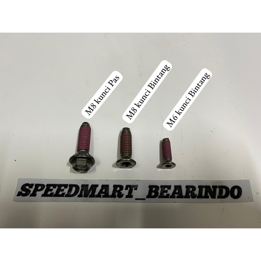Baut Spider Segitiga Mesin Cuci Drat M8 Pas M8 Bintang M6 Bintang