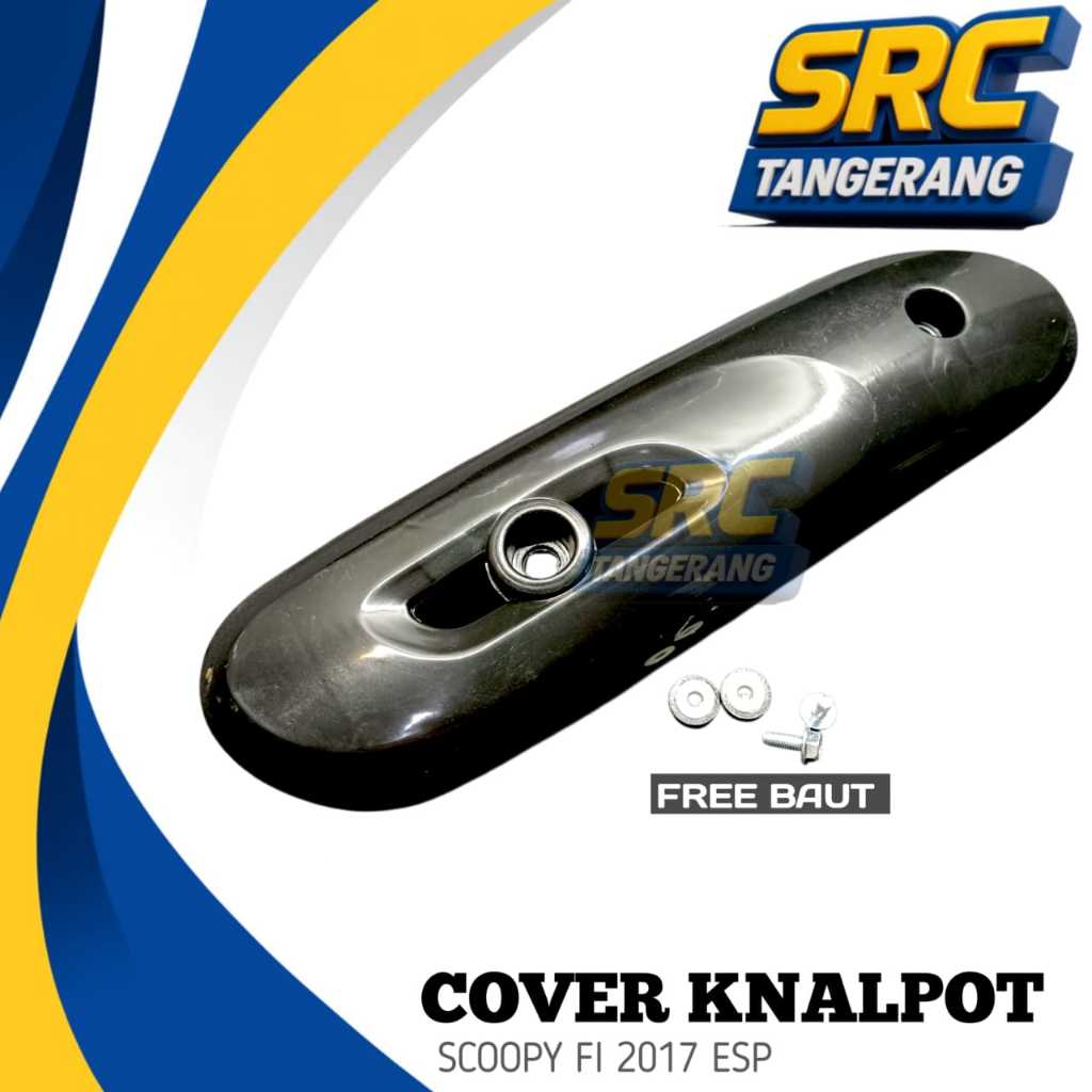 COVER KNALPOT SCOOPY FI 2017 TUTUP KNALPOT SCOOPY FI 2017