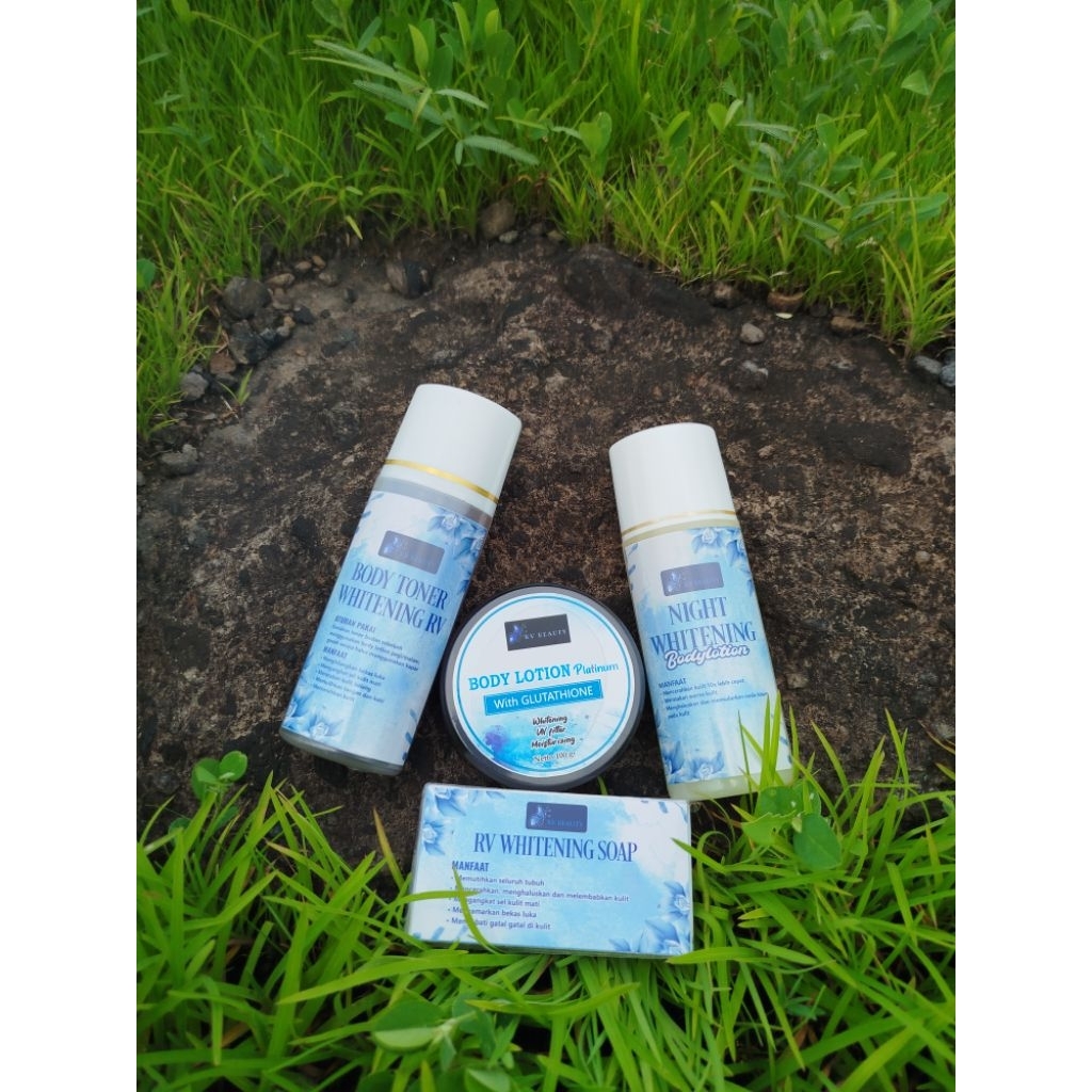 RV Beauty body lotion paket lengkap