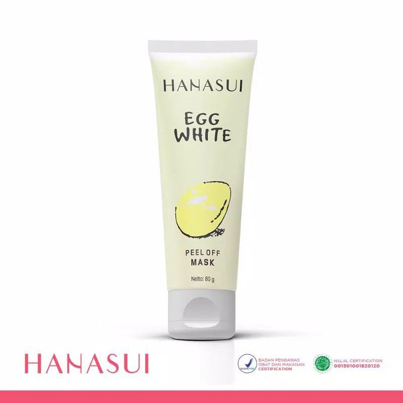 Hanasui Egg White Mask / Egg White Hanasui / Egg White Peel Off Mask