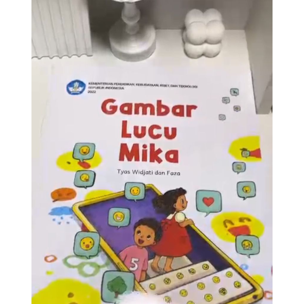 "Gambar Lucu Mika" buku bacaan anak paud TK