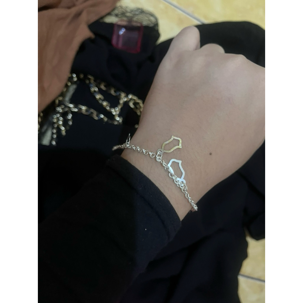 Gelang Terompah ASLI TARIM Gelang full fiddhoh (perak) Terompah Gelang Tarim