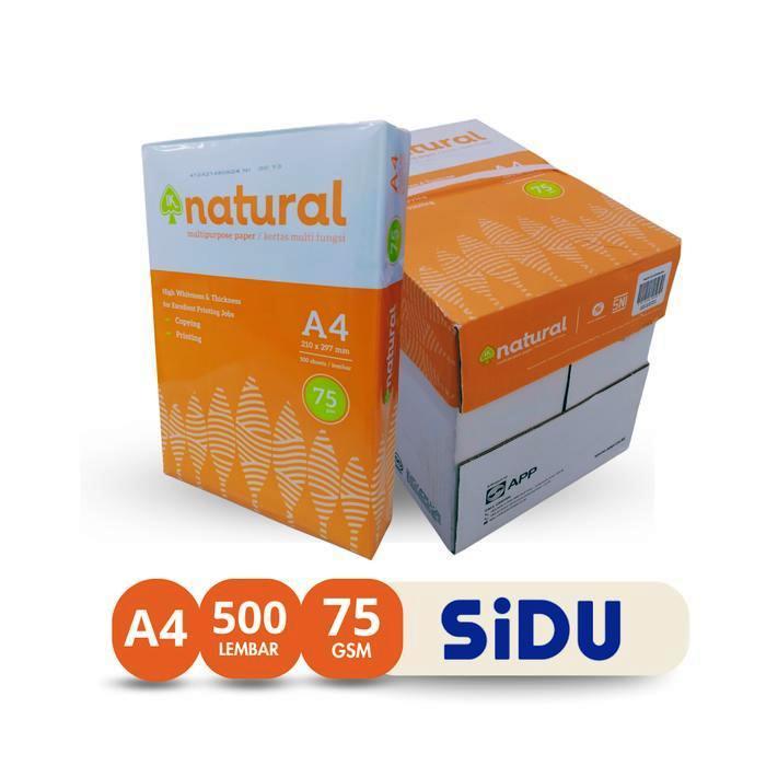 Kertas Hvs 75 A4 Natural / Kertas Fotocopy 1 Rim