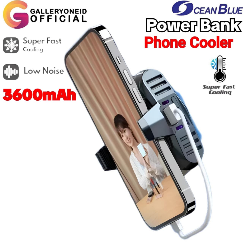 Cooling Fan Radiator Pendingin HP Cooler Gaming Mobile Phone Kipas Handphone Anti Panas Game Gamers