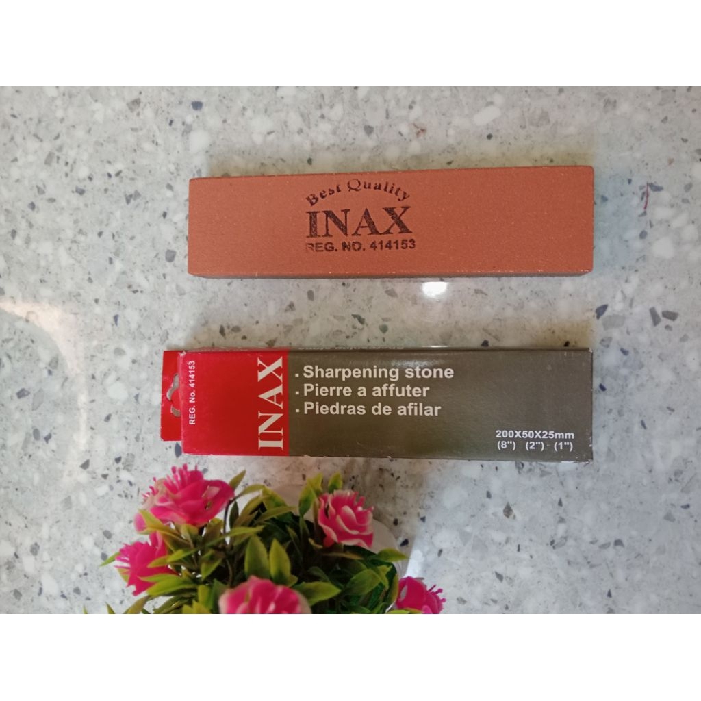 INAX - BATU ASAH UKURAN 8 / BATU GOSOK PENGASAH PISAU -UNGKAL