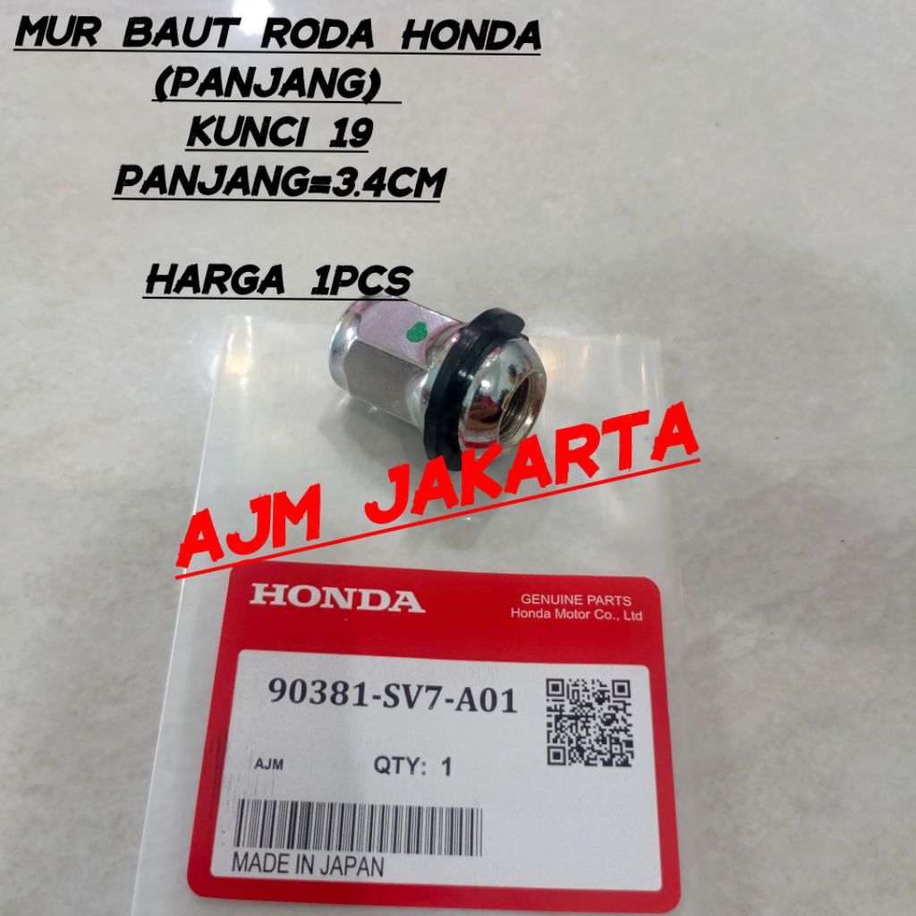 Mur baut roda panjang honda civic wonder genio estilo ferio accord cielo maestro harga 1pcs