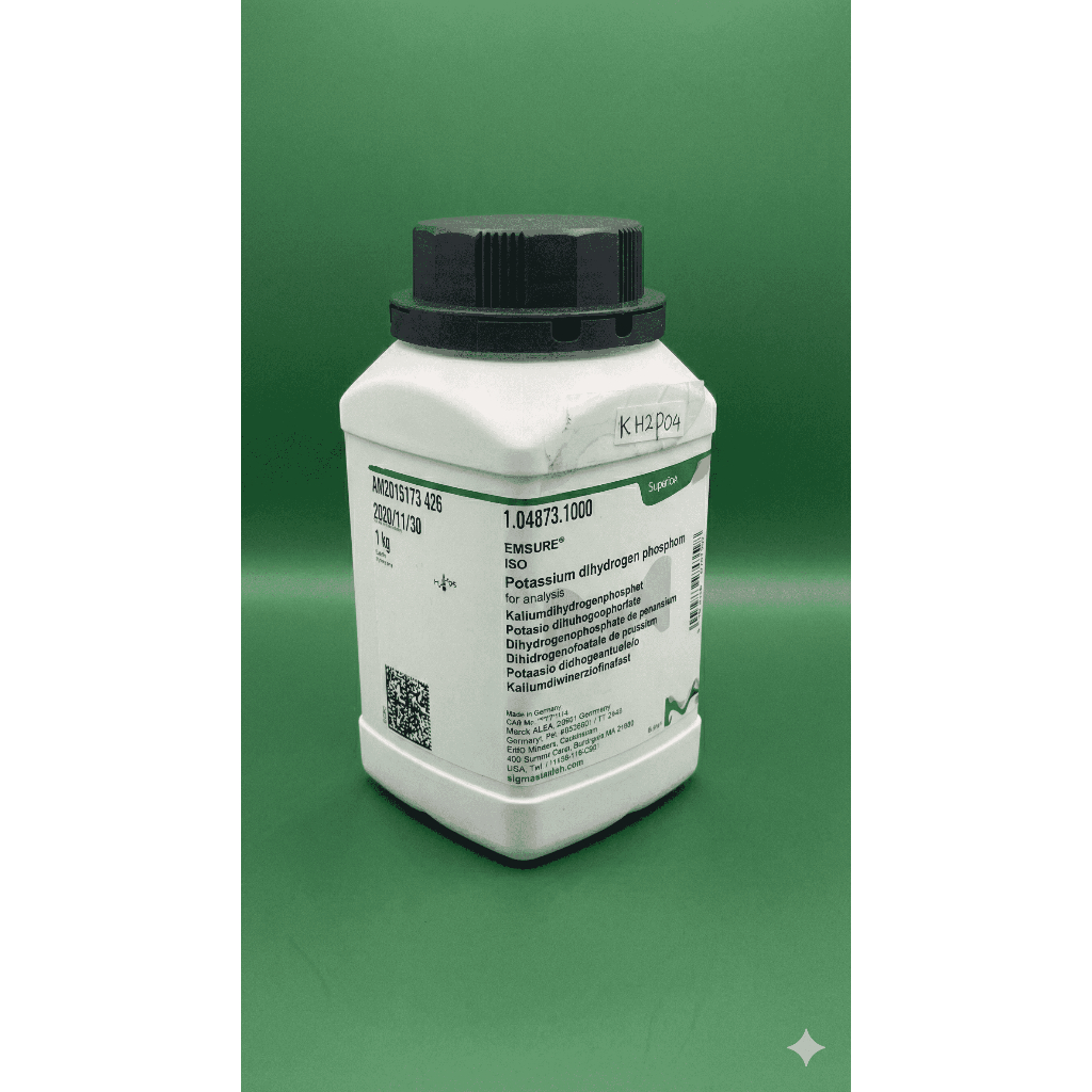 KH2PO4 Potassium Dihydrogen Phosphate 10 GRAM  / Potasium Dihidrogen Fosfat / KH2PO4 | Merck | EMSUR