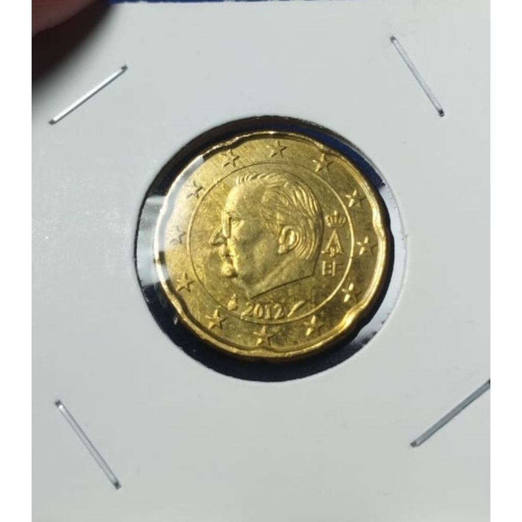 KOIN 20 CENT EURO BELGIA USIA 21 TAHUN
