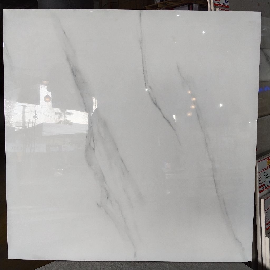 LUXURY HOME CHAMBER WHITE - GRANIT POLISHED MOTIF CARRARA KW 2 UK 60X60