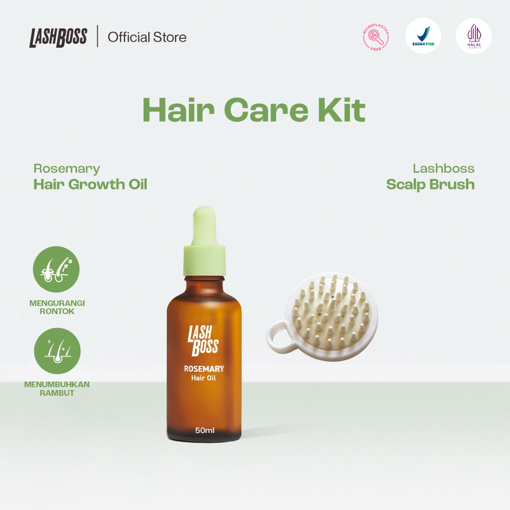 [Special] Rosemary Hair Growth Oil + Free Scalp Brush