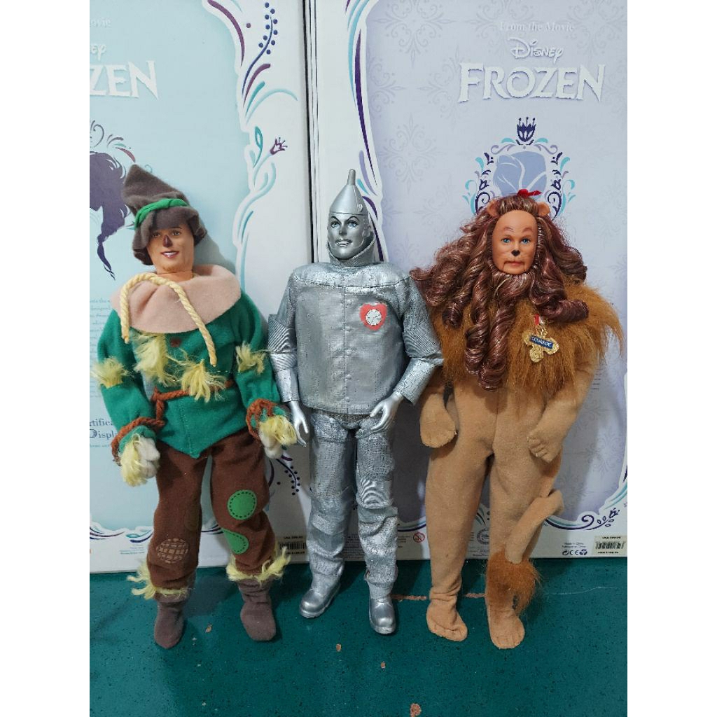 Barbie Wizard Of Oz Dorothy Friends, Scarecrow, Tinman, Cowardly Lion Asli Mattel Original
