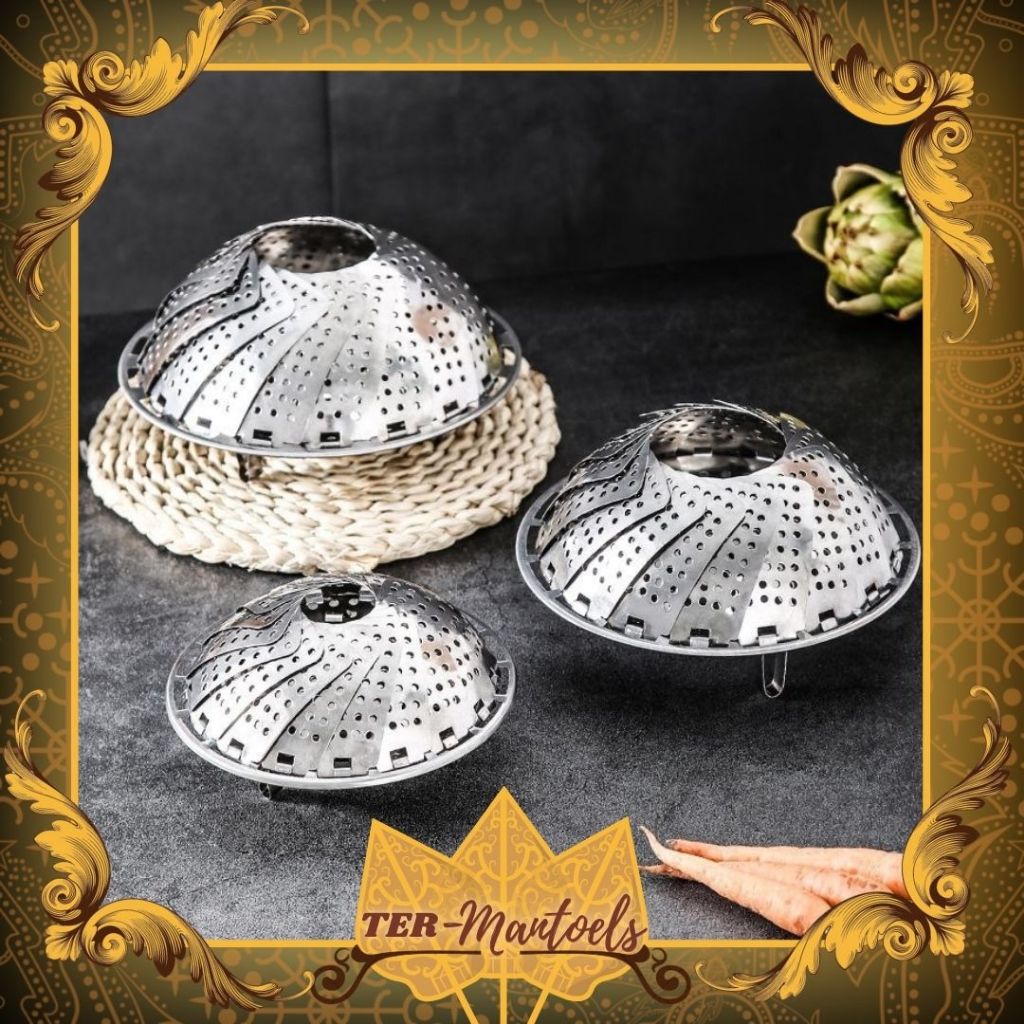 Alas Tatakan Kukusan Bunga Fleksibel / Steamer Alat Kukus Serbaguna / Alat Kukusan