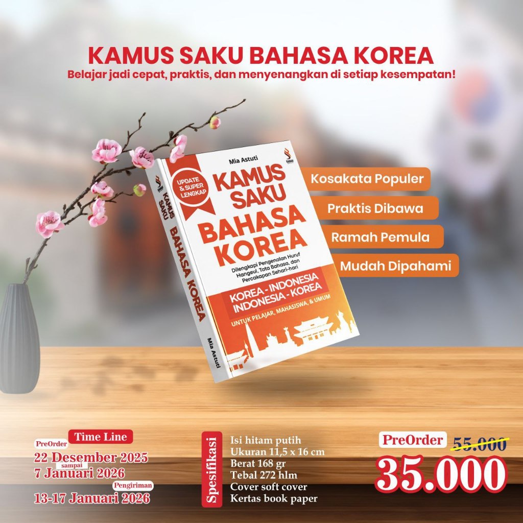 [RANAH BUKU] Kamus Saku Bahasa Korea | KAMUS SAKU BAHASA JEPANG | Paket 6 Buku Si Kecil Mewarnai | S
