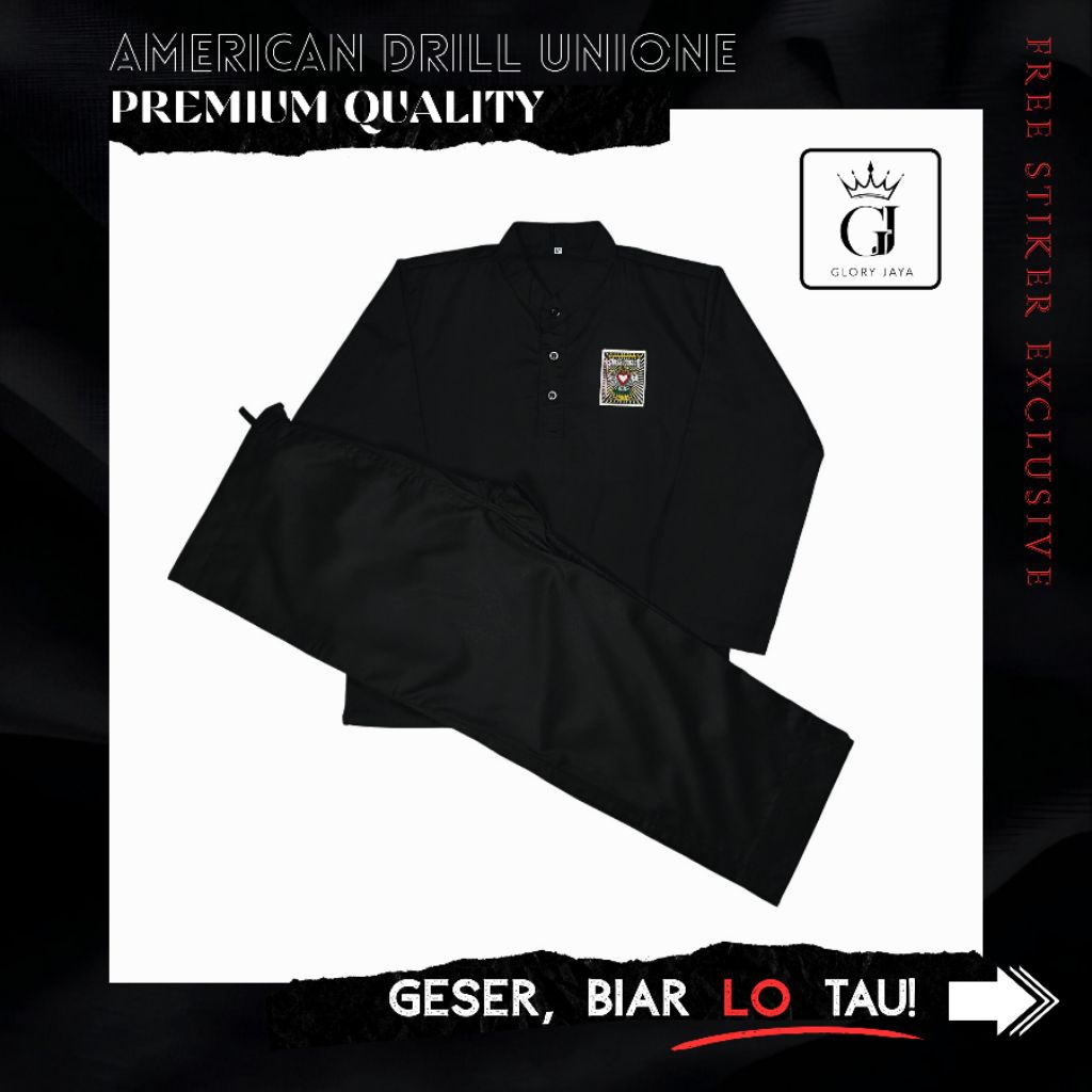 Seragam Pencak Silat PSHT / Baju Celana Siswa PSHT Kancing