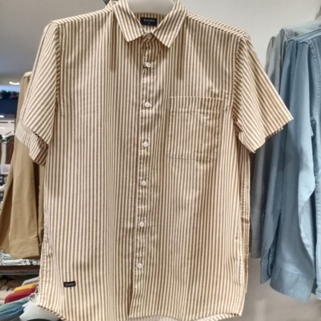 OSELLA KEMEJA SALUR PRIA - KEMEJA PRIA LENGAN PENDEK - ORIGINAL