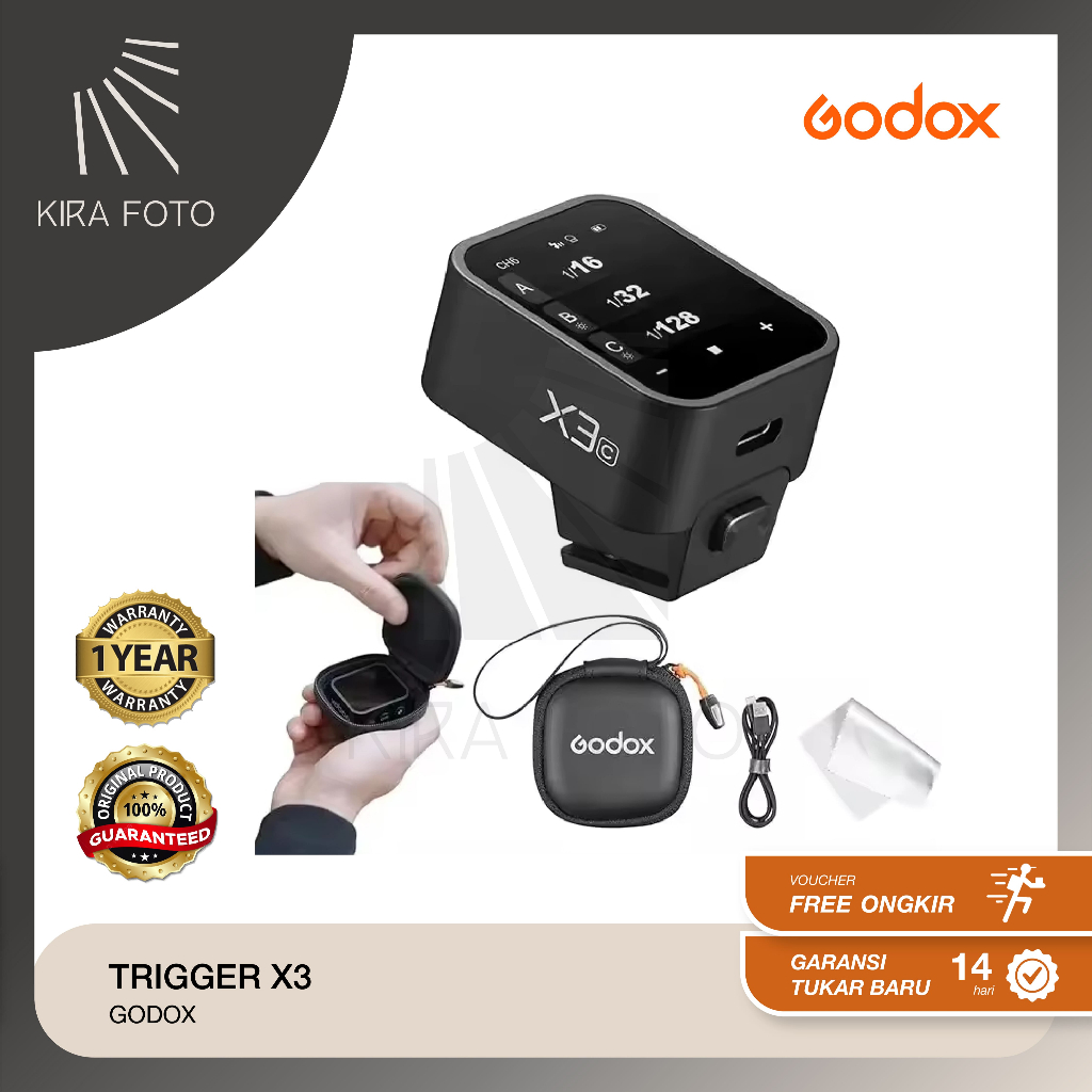 Godox X3 Trigger Touchscreen TTL Wireless Flash Trigger Godox X3